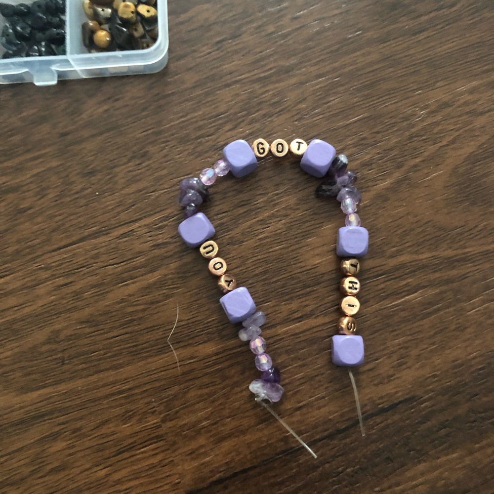 You got this fighting words bracelets